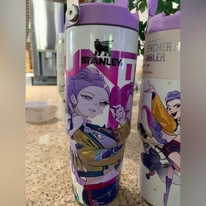 Stanley Purple & White Anime-Print Insulated Tumbler 30oz
